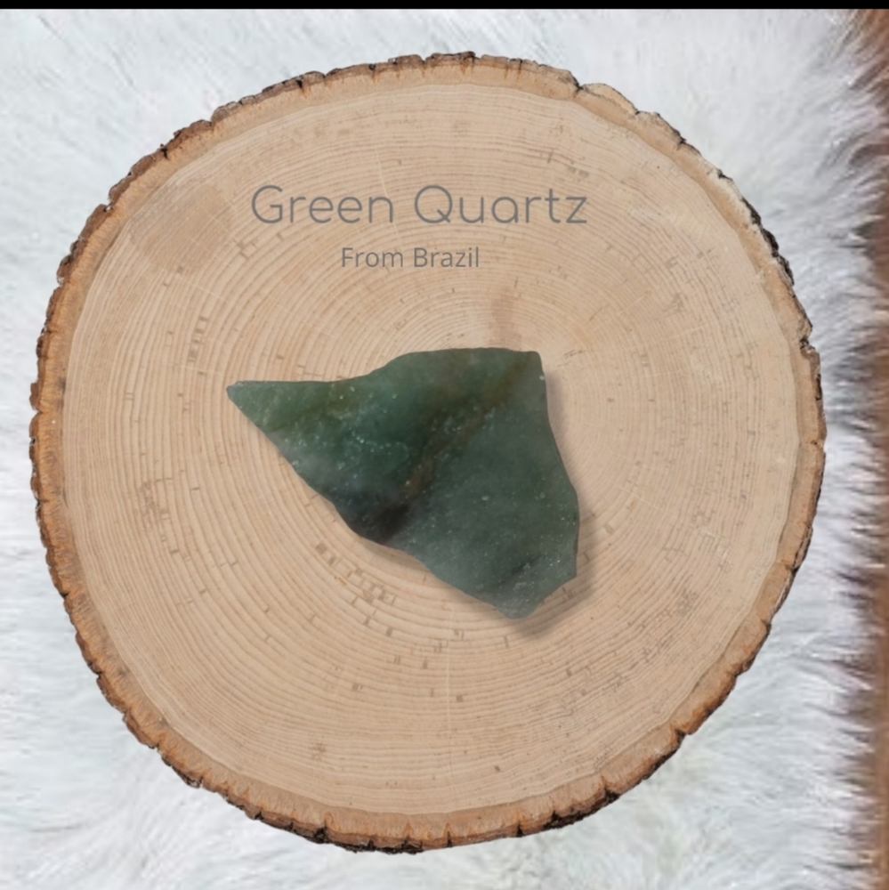 Healing Stones- Green Quartz- From Brazil- New with pouch